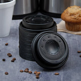 Dart 12-24 oz. Black HIPS Plastic Cappuccino Lid - Case of 1000 - #16ELBLK Dart