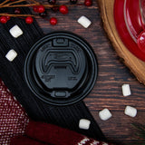 Dart 12-24 oz. Black HIPS Plastic Optima® Reclosable Lid - Case of 1000 - #16RCLBLK Dart Container