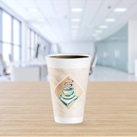 Café G® 16 oz. Green Foam Cup - Case of 1000 - #16X16G