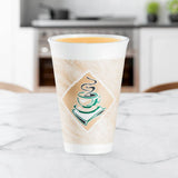 Café G® 16 oz. Green Foam Cup - Case of 1000 - #16X16G