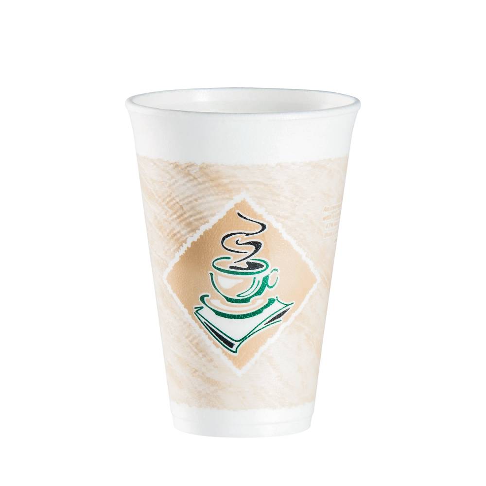 Café G® 16 oz. Green Foam Cup - Case of 1000 - #16X16G