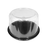 D & W Fine Pack 6" Cake Display Container - Case of 150 - #1793