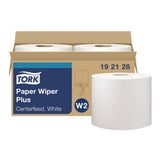 Tork 10 x 15 White 1-Ply Paper Wiper Plus - Case of 2 - #192128