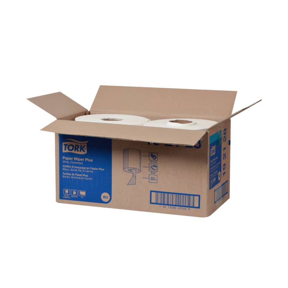 Tork 10 x 15 White 1-Ply Paper Wiper Plus - Case of 2 - #192128
