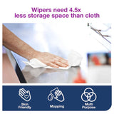 Tork 10 x 15 White 1-Ply Paper Wiper Plus - Case of 2 - #192128