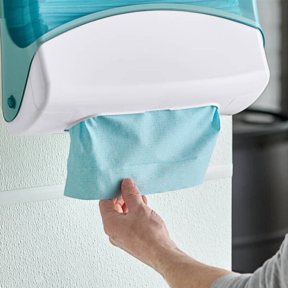 Tork Low-Lint 1-Ply Disposable Cleaning Cloth Turquoise - Case of 480 - #192480
