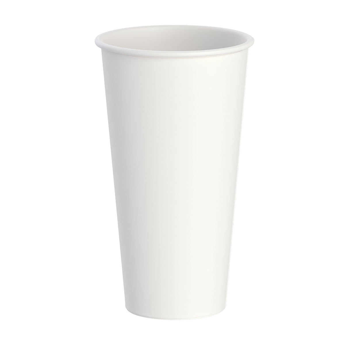 20 oz. White Double Walled Paper Hot Cup - Case of 600 - #DWTG20W Dart Container