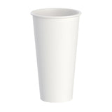 20 oz. White Double Walled Paper Hot Cup - Case of 600 - #DWTG20W Dart Container