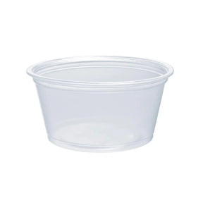 Dart 2 oz. Contact Clear PP Plastic Portion Container - Case of 2500 - #200PC Dart Container