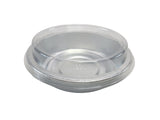 Handi-Stax 7" Round Gourmet To-Go Take Out Pans with Lids - Case of 50