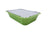 1½ lb. Colored Foil Carryout Pan with Board Lid - Case of 1000 - #7650L KitchenDance