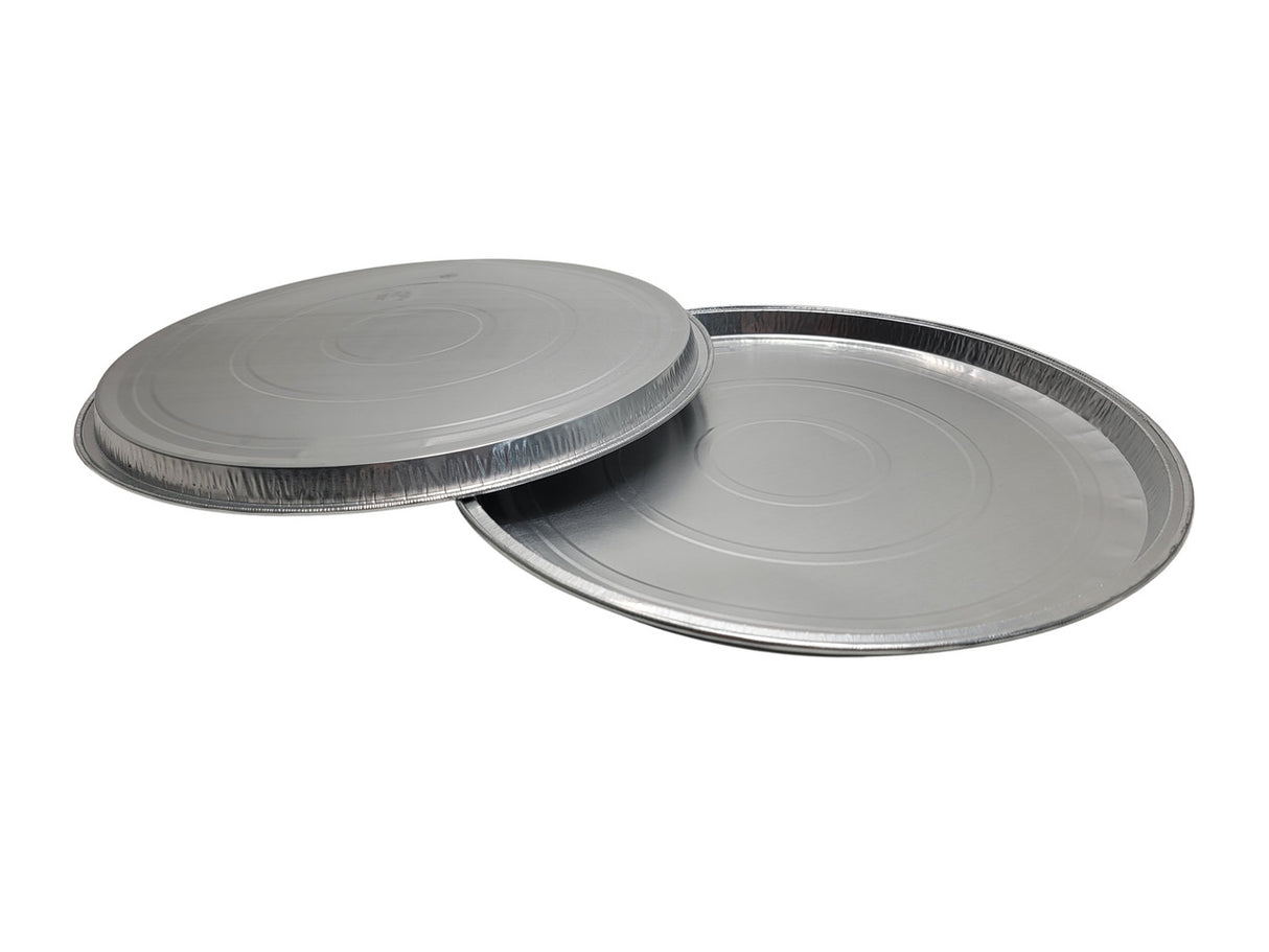 Molde para pizza desechable de aluminio D &amp; W Fine Pack de 12" (caja de 250) n.° C81