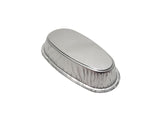 Small Disposable Aluminum Foil Potato Shell Pan - Case of 1000 - #8100