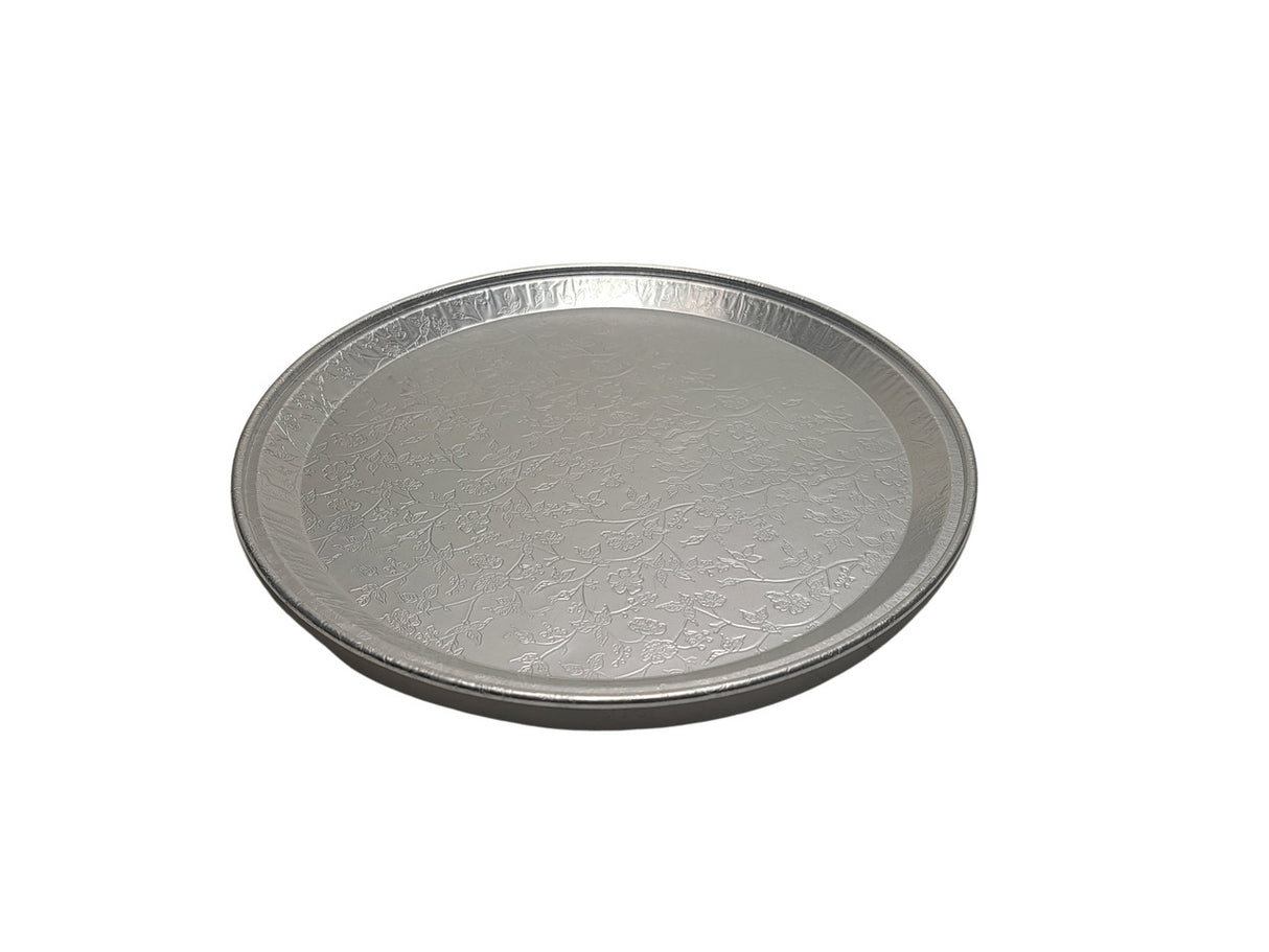 Bandeja de catering desechable o reutilizable de 12" con tapa en forma de cúpula, caja de 25, n.° 12P