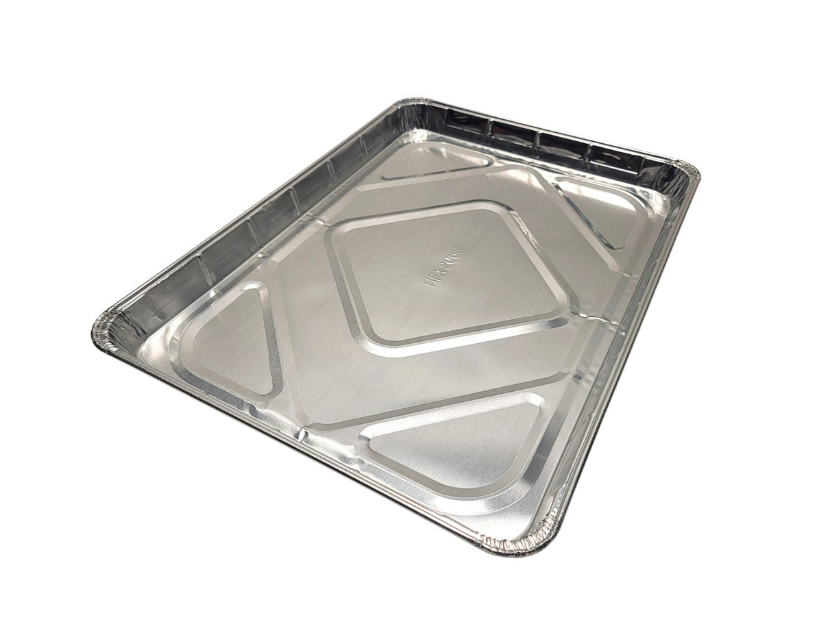 Molde de aluminio desechable para tortas de media hoja - Caja de 100 - N.° 7300NL