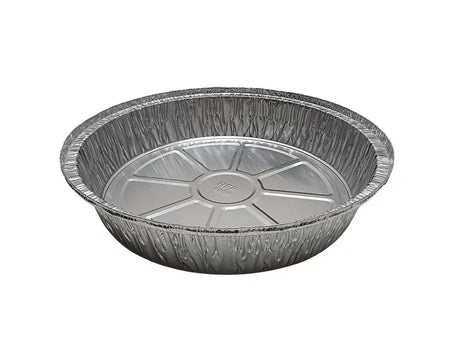 10" Round Carryout Pan with Plastic Lid  Case of 250 - #260P Handi-Foil