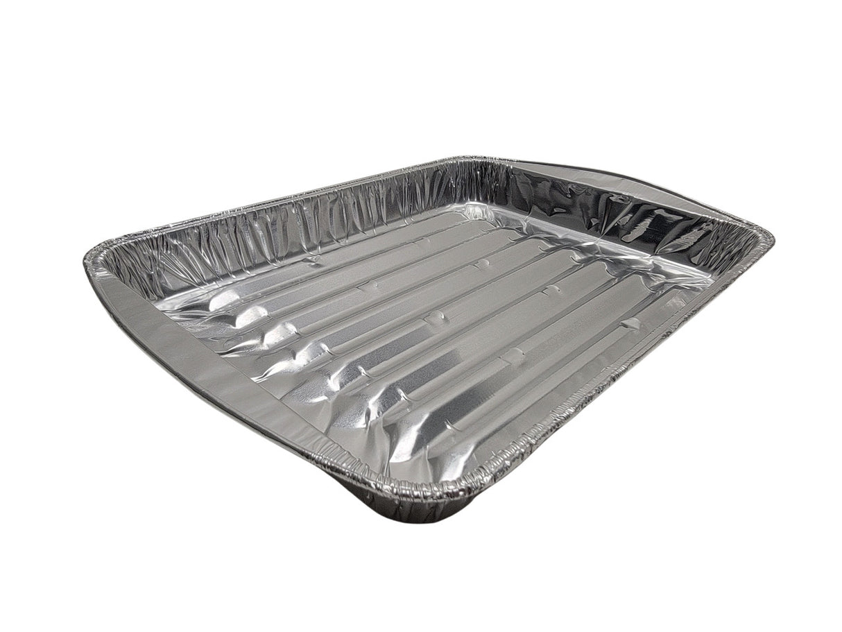 Large Disposable Aluminum Foil Broiler Pan - Case of 100 - #3000