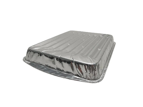 Large Disposable Aluminum Foil Broiler Pan - Case of 100 - #3000 Durable Packaging