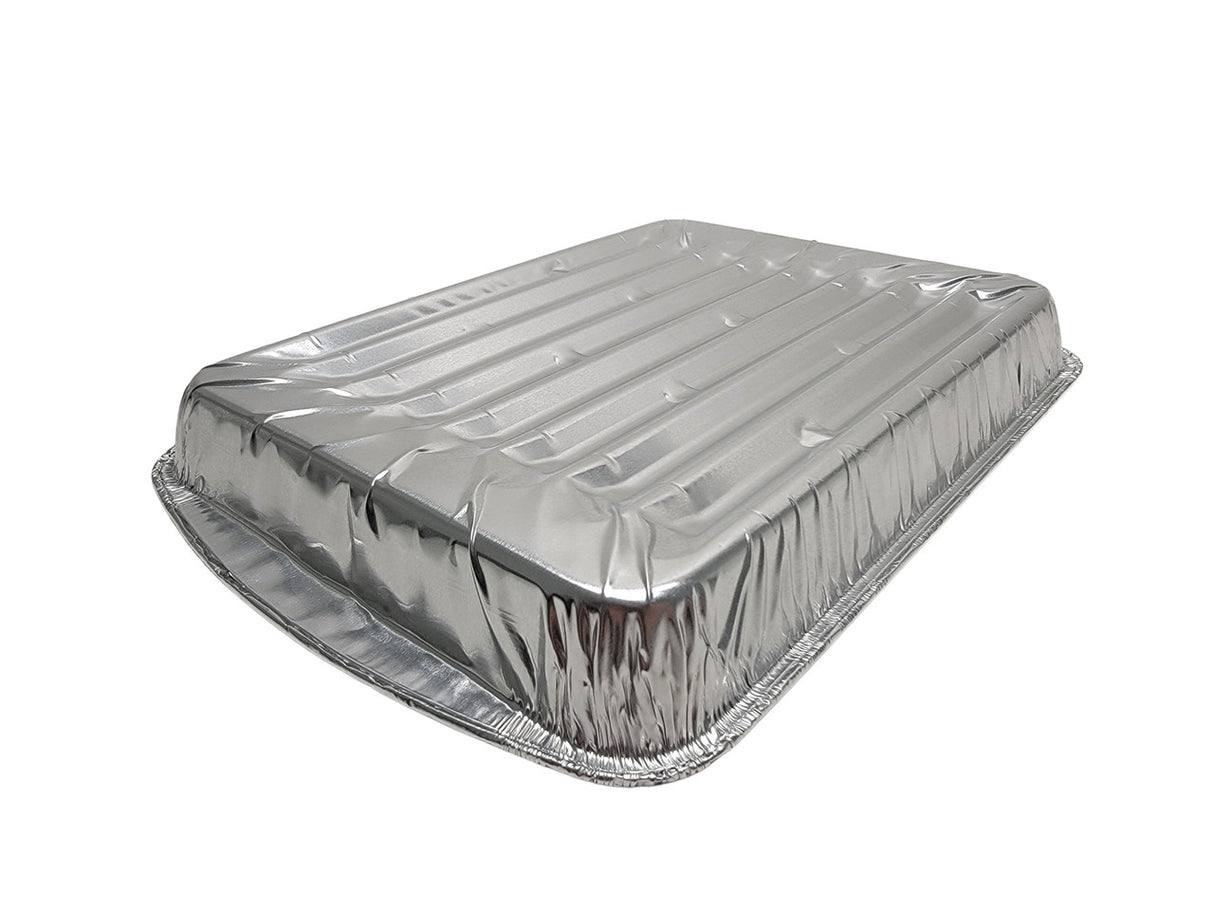 Large Disposable Aluminum Foil Broiler Pan - Case of 100 - #3000