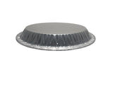 10" Medium Depth Disposable Aluminum Pie Pan- Case of 225 #1041