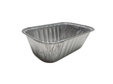 D & W Fine Pack 1 lb.  Aluminum Mini Loaf Pan - Case of 500  #15430