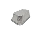 D & W Fine Pack 1 lb.  Aluminum Mini Loaf Pan - Case of 500  #15430