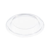 20 oz. OPS Plastic Non-Vented Clear Dome Lid - Case of 1000 - #20DLCR