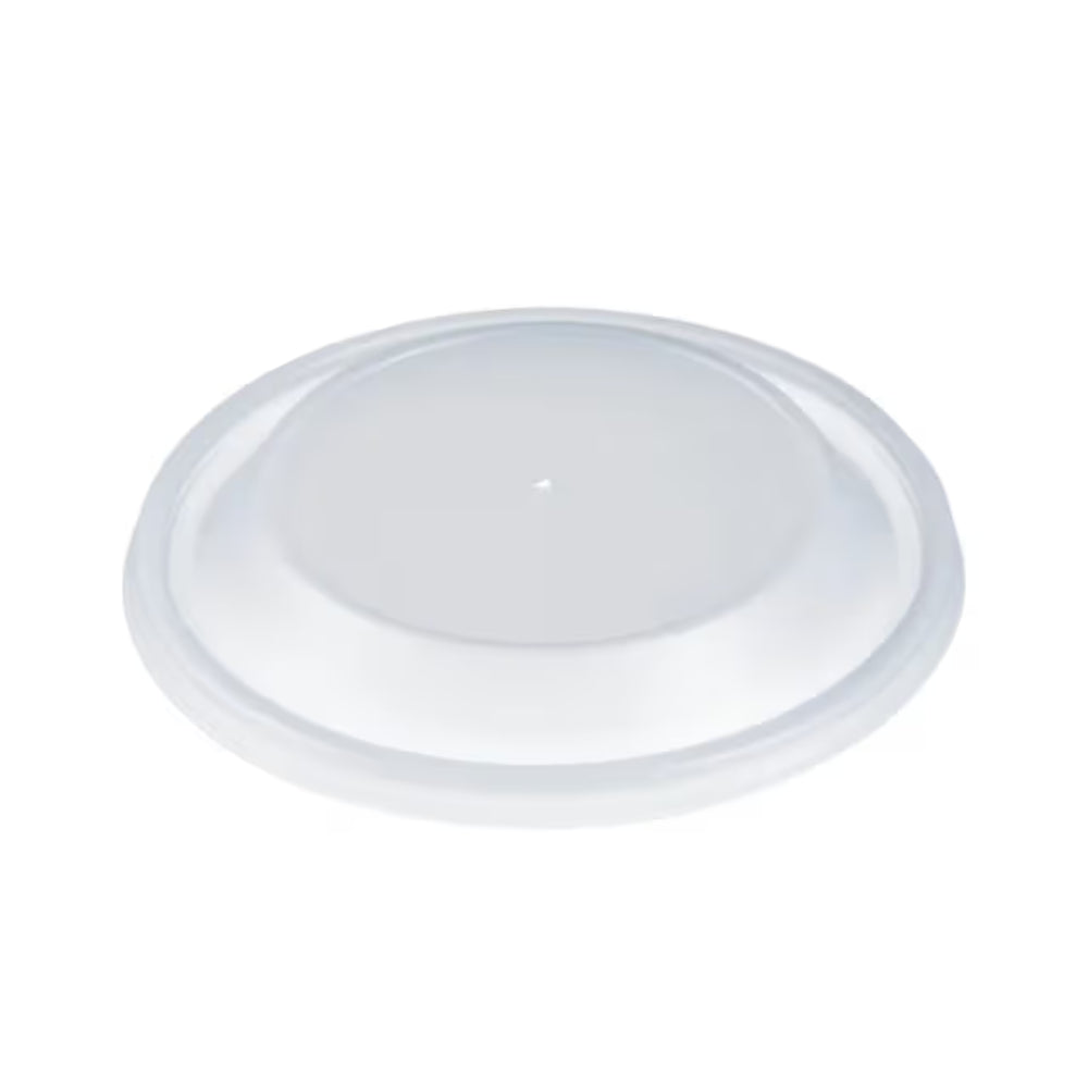 Dart 4.3" HIPS Plastic Translucent No Hole Vented Lid - Case of 1000 - #20DLV