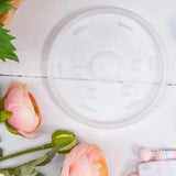 Dart 30-32 oz. Translucent HIPS Plastic Straw-Slotted Lid - Case of 1000 - #20SL Dart Container