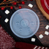 Dart 30-32 oz. Translucent HIPS Plastic Straw-Slotted Lid - Case of 1000 - #20SL Dart Container