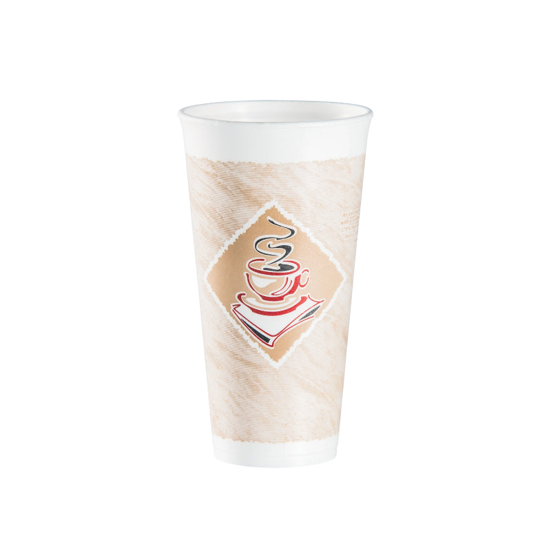 Café G® Red 20 oz. EPS Foam Cup - Case of 500 - #20X16G