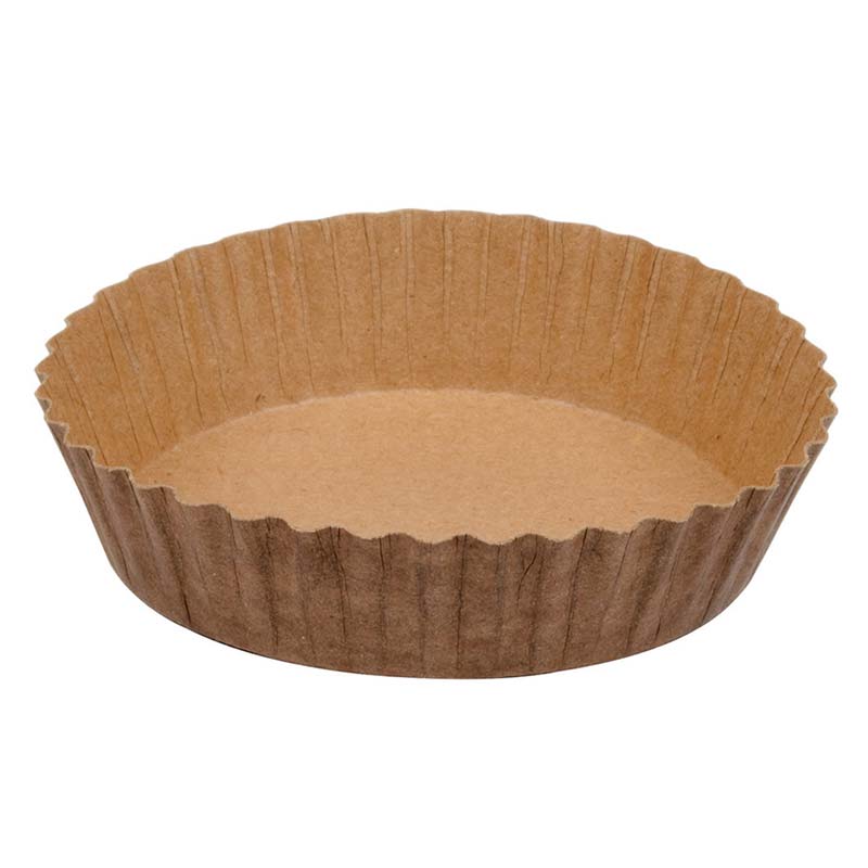 8 oz. Oven-Safe Kraft Paper Fluted Baking Cup - Case of 720 - #21088
