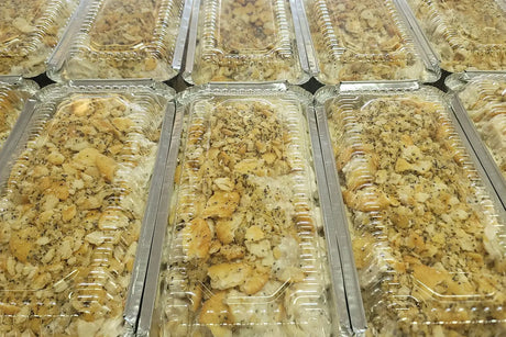2 lb. Disposable Foil  Loaf Pan with Crimp-on Plastic Lid - Case of 500 -  #212P D & W Fine pack