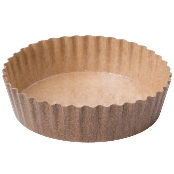8 oz. Ovenable Fluted Paper Baking Cup with Extruded Polymer Coating - case of 720 - #22078