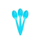 Phade® 6.1" Blue Compostable Unwrapped Spoons Bulk - Case of 650 - #222675