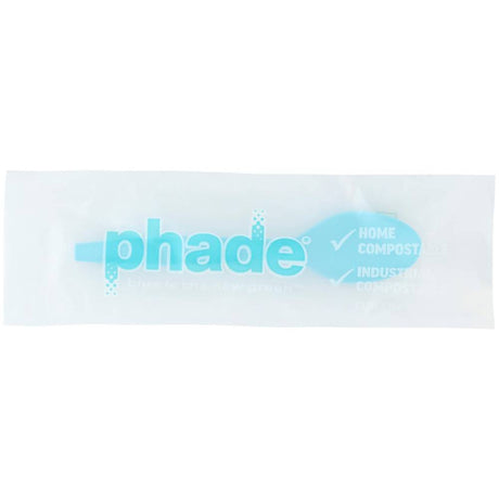 Phade® 6.1" Compostable Individually Wrapped Spoons - Case of 400 - #222678