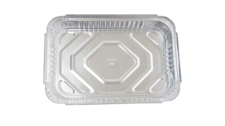 4 lb. Disposable Oblong  Food Pan with Board Lid  -Case of 250  #240L D & W Fine pack