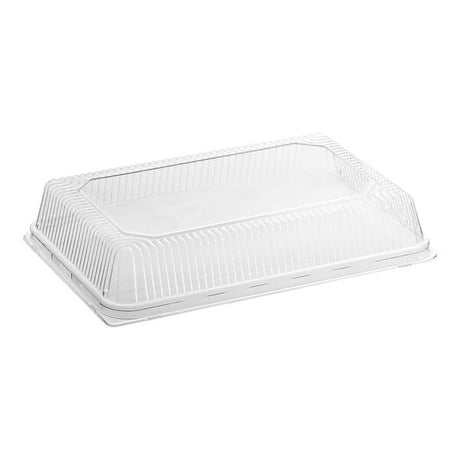 9" x 13" Black Quarter Size Oven Safe Heavy Weight Sheet Pan with High Dome Lid - Case of 100 - #42082-37925