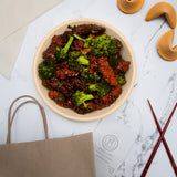 24 oz. PFAS-Free Fiber Bowl - Case of 300 - #24FBRB