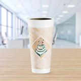 Café G® 24 oz. Green EPS Foam Cup - Case of 500 - #24X16G
