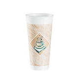 Café G® 24 oz. Green EPS Foam Cup - Case of 500 - #24X16G