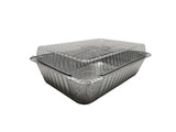 2¼ lb. Disposable Takeout  Pan with Plastic Lid - Case of 500 #250P