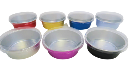 5 oz. Foil Cup with Plastic Lid  Case of 2000 - #A41P KitchenDance