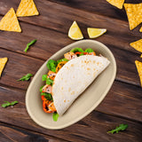 28 oz. PFAS-Free Fiber Oval/Burrito Bowl - Case of 300 - #28FBRBB