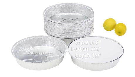 9 " Round Carryout Pan with Board Lid - Case of 500 - #290L Western Plastics