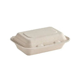 Dart ProPlanet 9" x 6" Compostable Fiber Take-Out Container - Case of 200 - HC206FBR1 Dart Container
