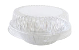 Tapa de plástico para molde de aluminio desechable para tarta de 3" - Caja de 2000 #PL-301