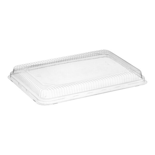 9" x 13" Black Quarter Size Oven Safe Heavy Weight Sheet Pan with Low Dome Lid - Case 100 - #42082-47924