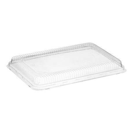 9" x 13" Black Quarter Size Oven Safe Heavy Weight Sheet Pan with Low Dome Lid - Case 100 - #42082-47924