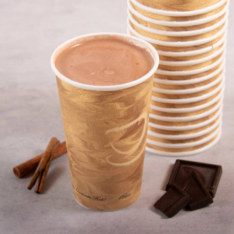 16 oz. SSP Paper Hot Cup Mistique® - Case of 1000 - #316MS-0029